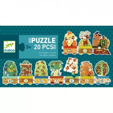 PUZZLE TRIO - Puzzle frise Je compte - Djeco