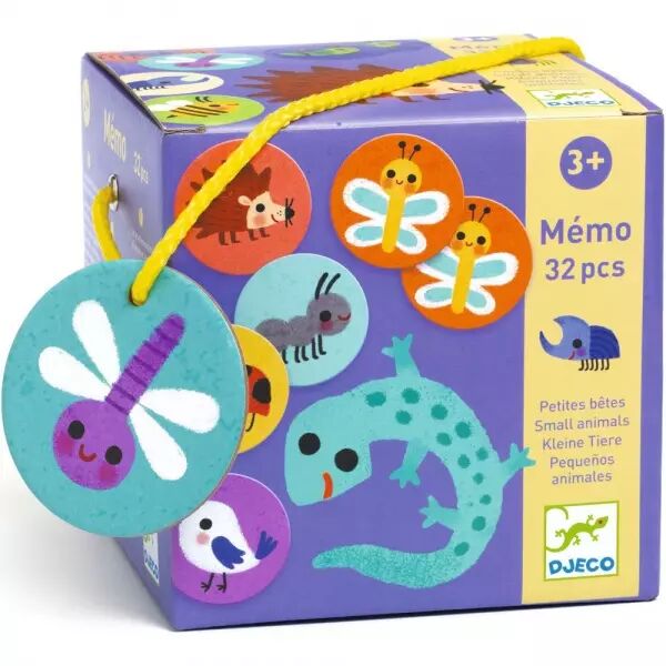 Memo Petites b�tes - 32 pi�ces - Djeco