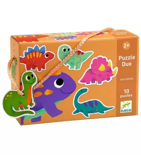 PUZZLE DUO - Duo Dinos - Djeco