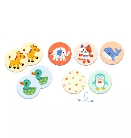 Memo Doudous - 30 pièces - Djeco