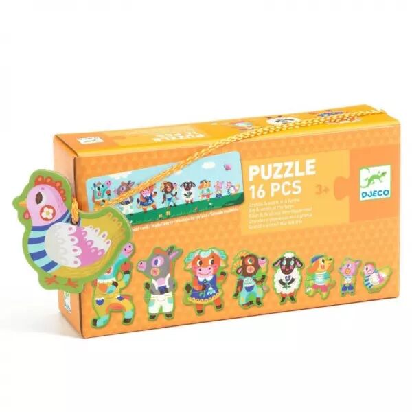 PUZZLE DUO - Grands & petits � la ferme - Djeco
