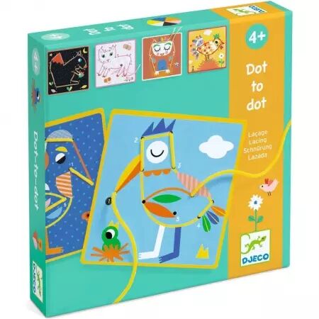 JEU EDUCATIF - Dot-to-dot lacage - Djeco