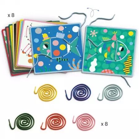 JEU EDUCATIF - Dot-to-dot lacage - Djeco