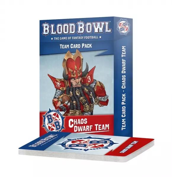 Blood Bowl: Blood Bowl Chaos Dwarf Team - Card Pack (Anglais)