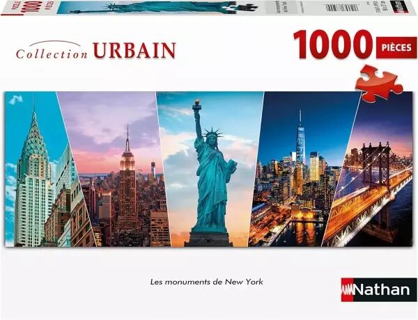 Les monuments de New York -  Puzzle 1000 pi�ces - Collection Urbain - Nathan