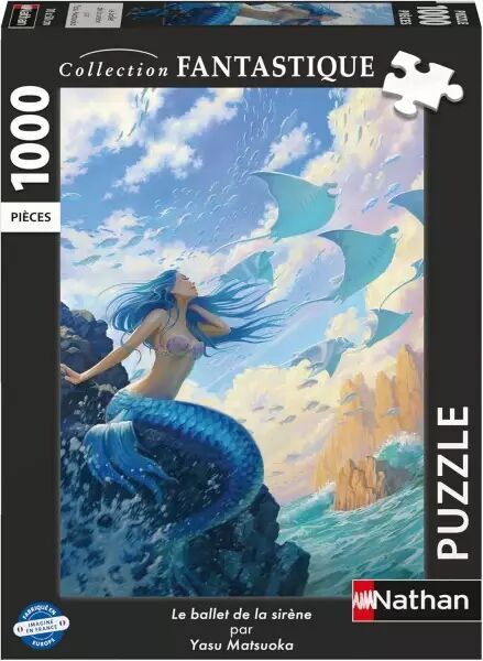 Le ballet de la sir�ne - Puzzle 1000 pi�ces - Collection Fantastique - Nathan