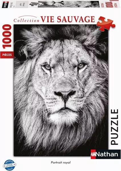 Portrait royal - Puzzle 1000 pi�ces - Collection Vie Sauvage - Nathan