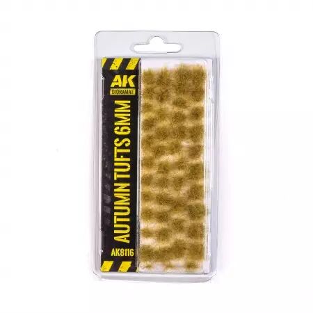 Autumn Tufts 6mm - Dioramas Vegetation - Ak Interactive
