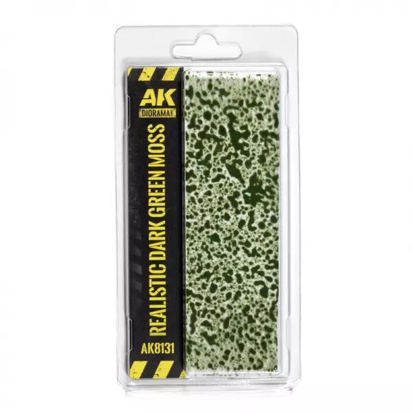 Realistic dark green moss - Dioramas Vegetation - Ak Interactive