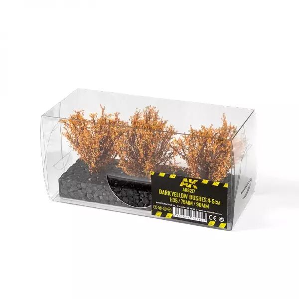 Dark Yellow Bushes 4-6Cm - Dioramas Vegetation - Ak Interactive