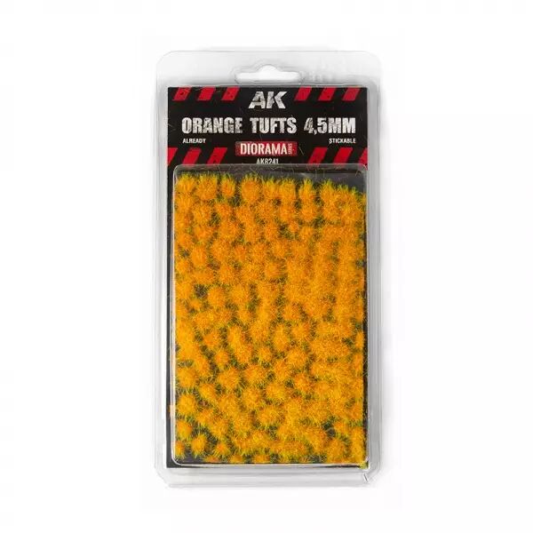 Orange Wargame Tufts - Dioramas Vegetation - Ak Interactive