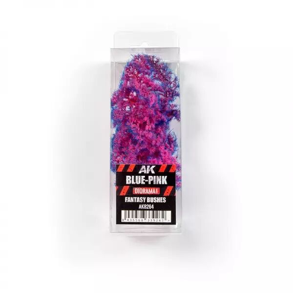 Blue-Pink Fantasy Bushes - Dioramas Vegetation - Ak Interactive