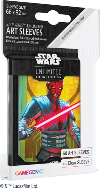 Stars Wars Unlimited - Art Sleeves : Darth Maul