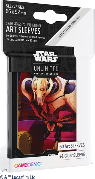 Stars Wars Unlimited - Art Sleeves : General Grievous