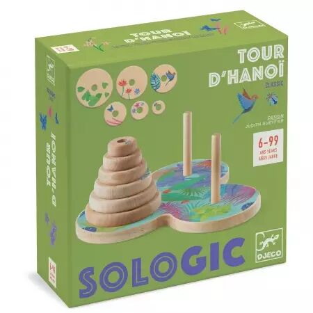 Sologic : Tour d'Hanoï - Jeu de logique - Djeco