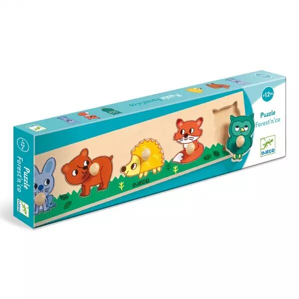 Forestn'co - Puzzle d'encastrement - Djeco