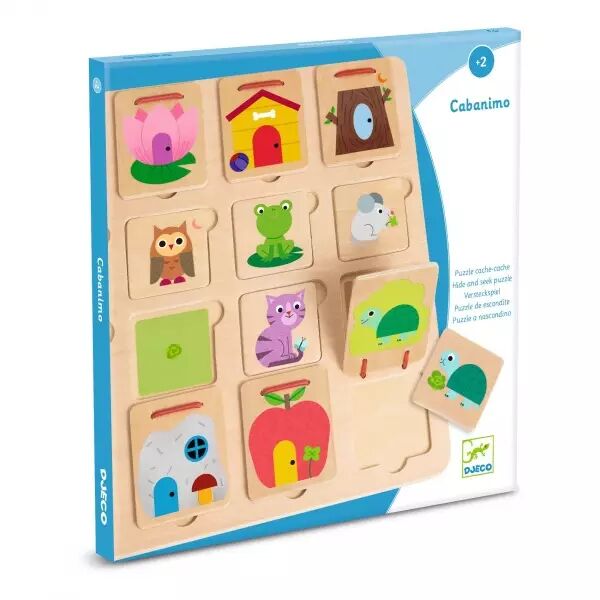 Cabanimo - Puzzle d'encastrement - Djeco
