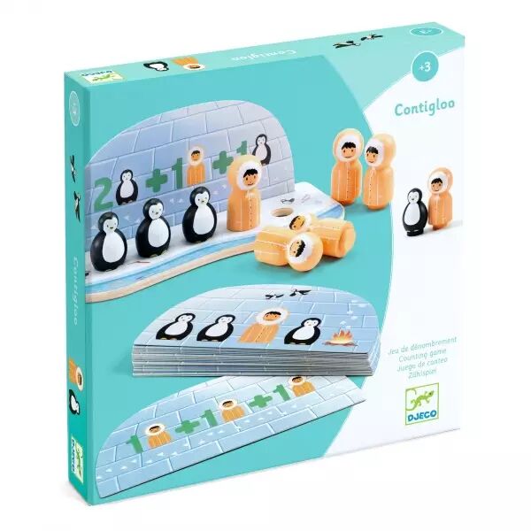 Contigloo - Jeu de m�moire et de logique en bois  - Djeco
