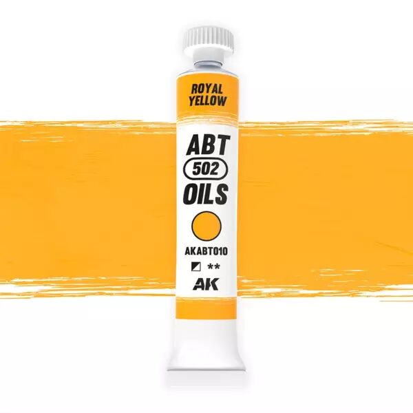 AK Interactive - ABT 502 Oil - Royal Yellow