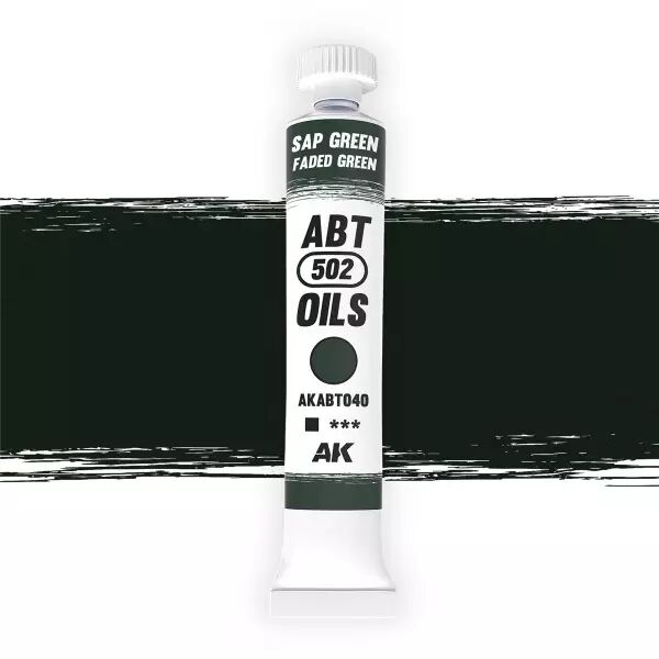 AK Interactive - ABT 502 Oil - Sap Green - Faded Green