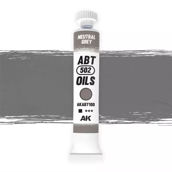 AK Interactive - ABT 502 Oil - Neutral Grey