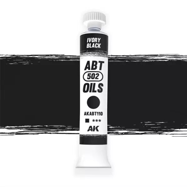 AK Interactive - ABT 502 Oil - Ivory Black