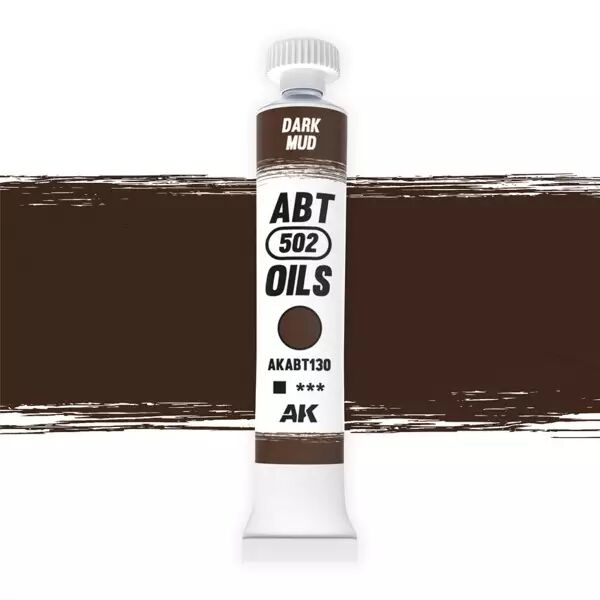 AK Interactive - ABT 502 Oil - Dark Mud