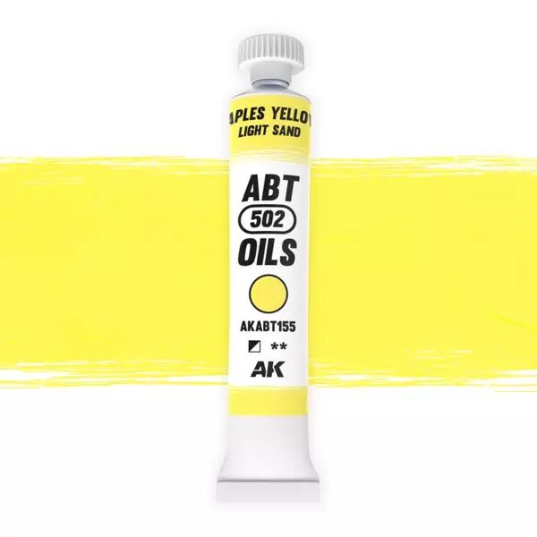 AK Interactive - ABT 502 Oil - Naples Yellow - Light Sand