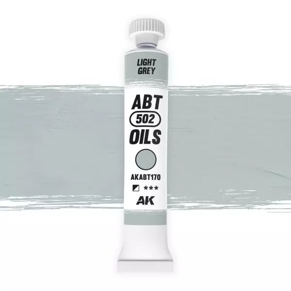 AK Interactive - ABT 502 Oil - Light Grey