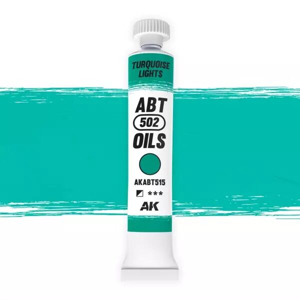 AK Interactive - ABT 502 Oil - Turquoise Lights