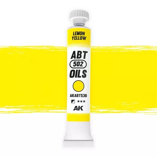 AK Interactive - ABT 502 Oil - Lemon Yellow