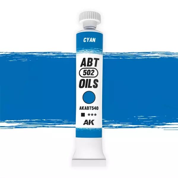 AK Interactive - ABT 502 Oil - Cyan