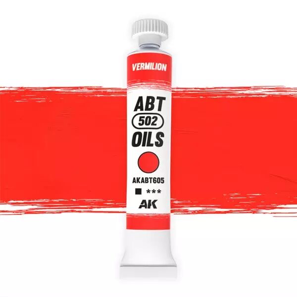 AK Interactive - ABT 502 Oil - Vermilion