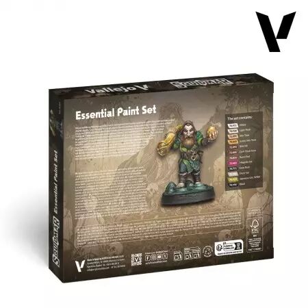 Essential Paint Set By Squidmar Miniatures - Game Color - Vallejo