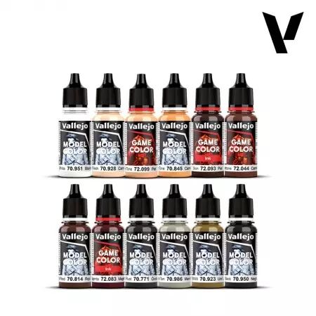 Essential Paint Set By Squidmar Miniatures - Game Color - Vallejo