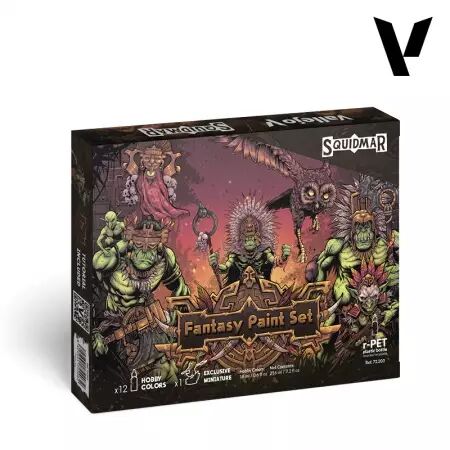 Fantasy Paint Set By Squidmar Miniatures - Game Color - Vallejo