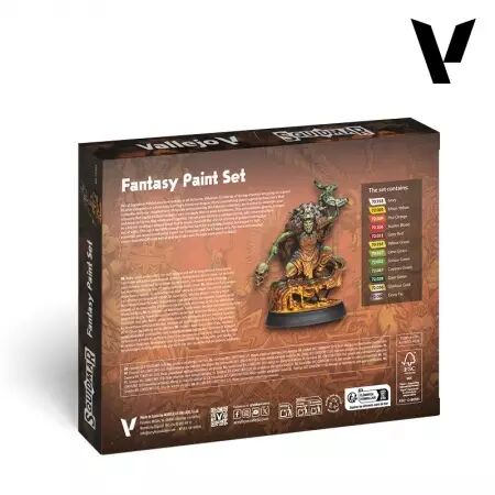 Fantasy Paint Set By Squidmar Miniatures - Game Color - Vallejo