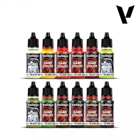 Fantasy Paint Set By Squidmar Miniatures - Game Color - Vallejo