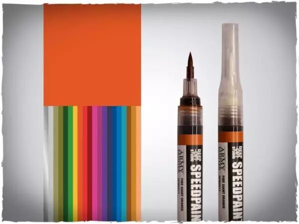 Speedpaint Marker - Fire Giant Orange - By Deep Cut Studio