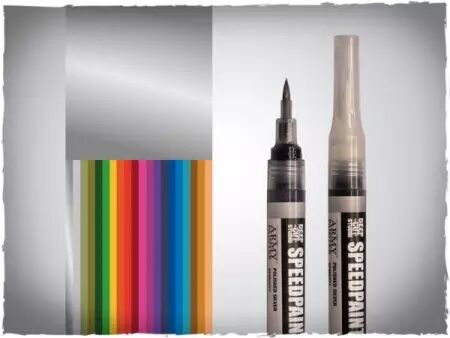 Speedpaint Marker - Polished Silver Metallic - By Deep Cut Studio