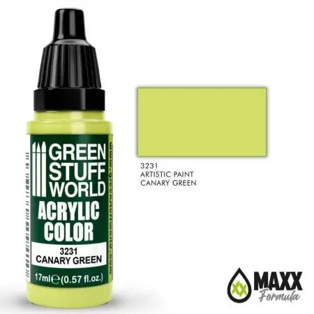 Artistic Paints - 3231 - Canary Green - Green Stuff World