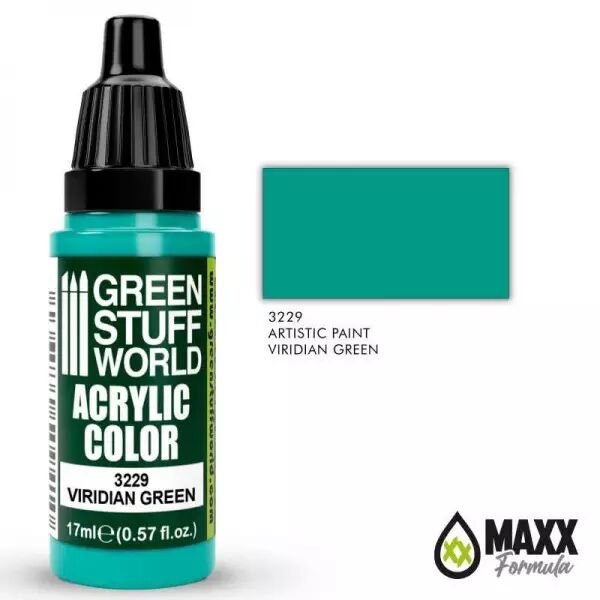 Artistic Paints - 3229 - Viridian Green - Green Stuff World