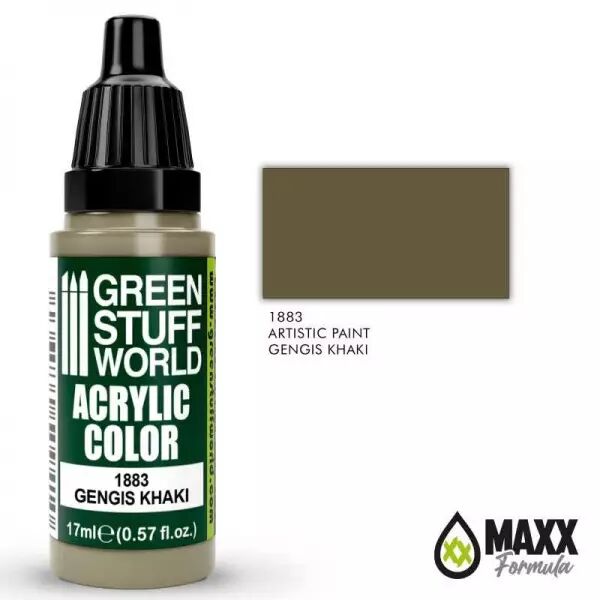 Artistic Paints - 1883 - Gengis Khaki - Green Stuff World