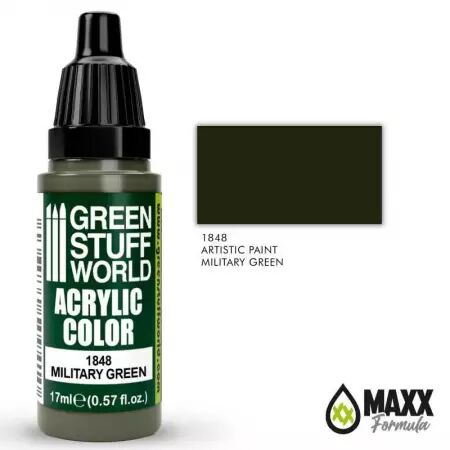 Artistic Paints - 1848 - Military Green - Green Stuff World