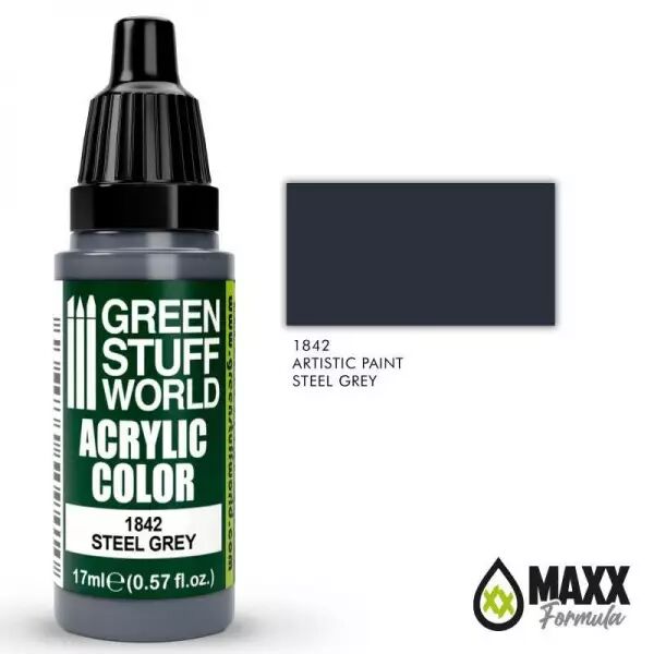 Artistic Paints - 1842 - Steel Grey - Green Stuff World