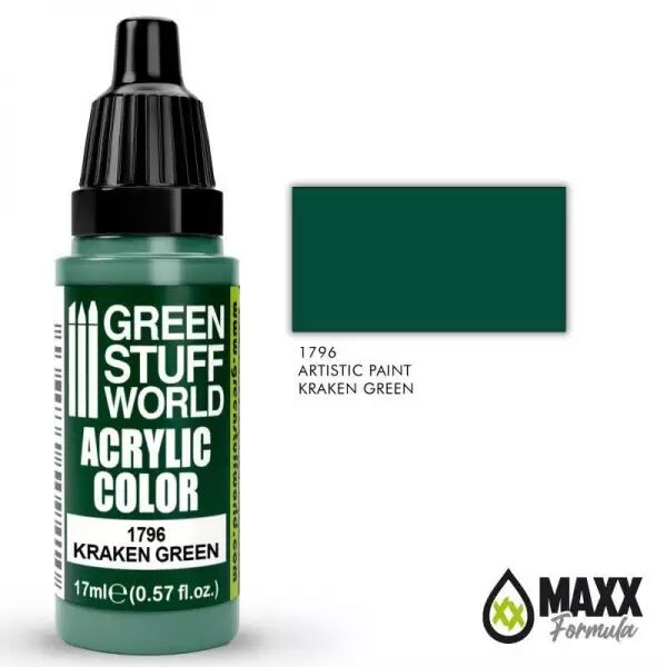 Artistic Paints - 1796 - Kraken Green - Green Stuff World