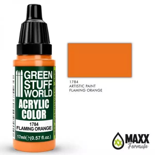 Artistic Paints - 1784 - Flaming Orange - Green Stuff World