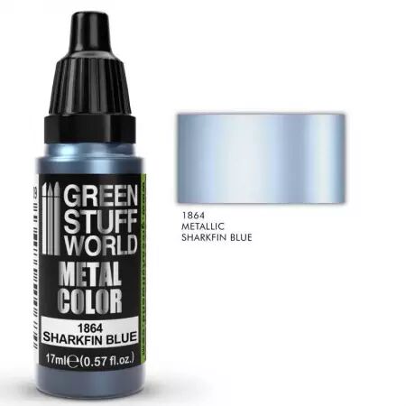 Metallic Paints - Sharkfin Blue - Green Stuff World