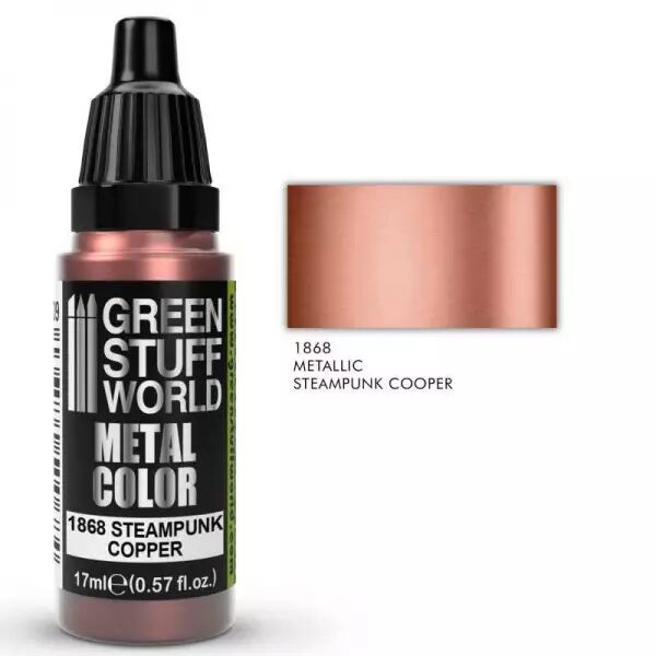 Metallic Paints - Steampunk Copper - Green Stuff World