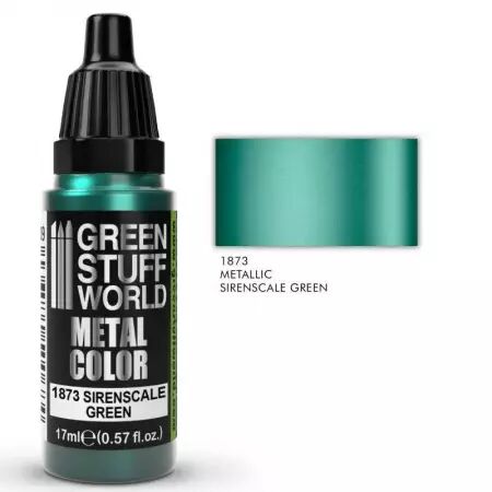Metallic Paints - Sirenscale Green - Green Stuff World